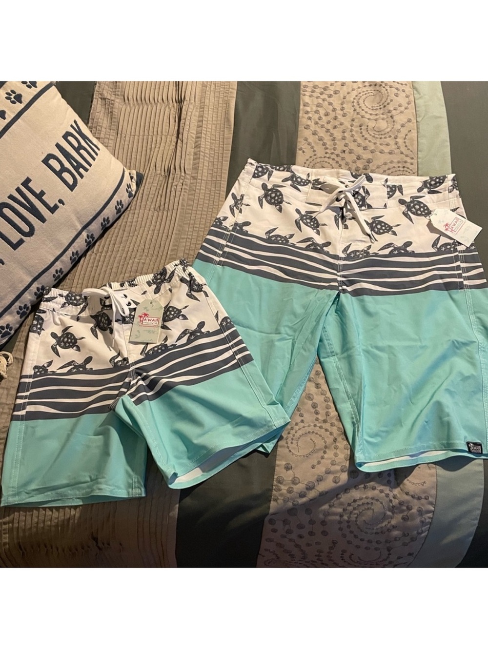 Father/Son Matching swim trunks